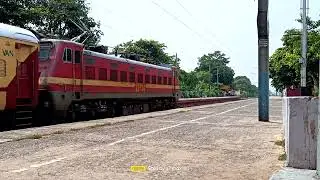 Old ICF Shaktipunj Express Skips with Beast WAP-4 loco | Indian Railways Memories #trains 