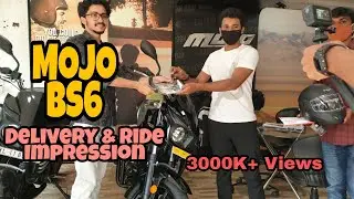 TAKING MOJO BS6 DELIVERY 2020 | First Ride Impression