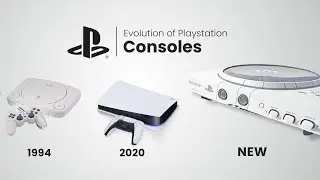 PlayStation Consoles Evolution PS1 - PS5 & PSP (1994-2022)
