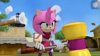 Amy Rose skills/self-defence/attacks in Sonic Boom Part 1