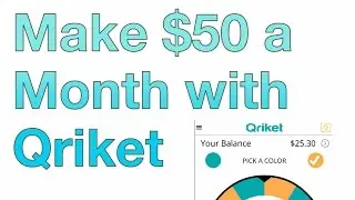 How to Make $50 a Month with Qriket! - Make Money with Your Smartphone