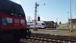 Züge in Falkenberg / Elster (Trainspotting) Teil 1/2