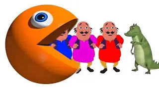 Learn Colors with Motu Patlu & Hungry Pacman 🎨 | Kids Finger Family Song 2026