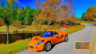 An array of fall colors 🍁 Exploring Bernheim Forest 🌳 in a Lotus Elise