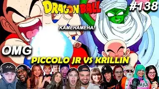 Krillin Vs Piccolo Jr ☄️☠️Who's Hero? REACTION MASHUP Dragon Ball Episode 138
