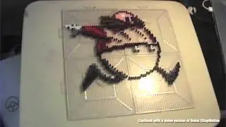 Time Lapse Beadsprites: Dr. Robotnik (Sonic)