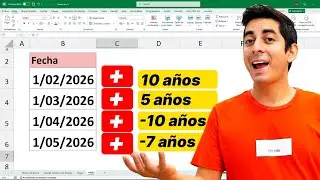 Como sumar a&ntilde;os a una fecha en Excel