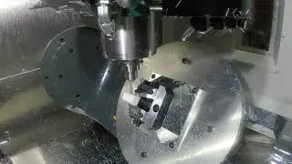 UMC-750SS 5-axis milling and positioning with G234 TCPC.