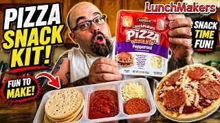 Armour LunchMakers Pizza Snack Kits Pepperoni Mini Review | Snack Time Fun!