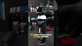 Bombe lacrymog&egrave;ne longue port&eacute;e 100 ml gaz CS
