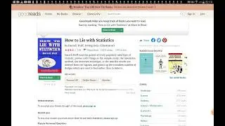 How to lie with statistics