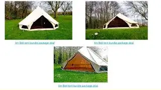 Bell tent collections-Camping Equipments-bell tent village