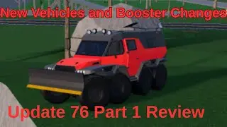 Groundhog 8x8!!! Update 76 Part 1 Review in Roblox Car Crushers 2