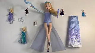Frozen Elsa and Anna Playset | Satisfying Unboxing Disney Princess MATTEL Doll Collection | ASMR
