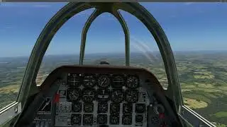 T-28 Trojan (Khamsin Studios) Test/Currency Flight -- Old Warden - Southampton -- X-Plane 11.32