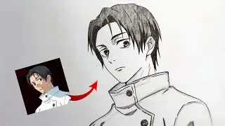 Как нарисовать Юту Оккоцу из аниме &laquo;Дзюдзюцу Кайсен&raquo; | Пошаговый урок рисования