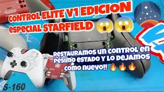 Control Xbox One Elite V1 EDICION especial STARFIELD!!! reparando mando Elite V1!!