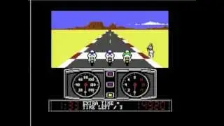 Крутые и необычные игры: обзор Super Cycle (Commodore 64)