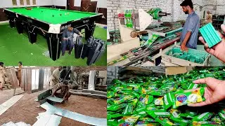 Top 3 | Incredible Process of Making Ice Box ,Snooker Table And Soap