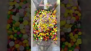 🌈😍Our brand NEW Skittles Mix!😍🌈 #skittles #skittlesobsessed #tastetherainbow #blue #asmr #shorts