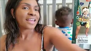 Infantino Deluxe Doorway Jumper Install & Fathers Day VLOG | 9/10 month old Ezra
