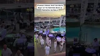 Stunning Evening Skies in Fremantle Australia during White Night Celebrations.#shorts