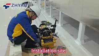 Installation Site Successful Installation of Powder Coating Line#factoryproducts