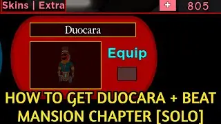 HOW TO GET THE NEW SECRET DUOCARA SKIN IN PIGGY BOOK 2 MANSION CHAPTER !