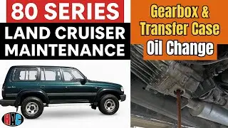 How to Change Gearbox & Transfer Case Oil &ndash; 80 Series Land Cruiser A442F  Step-by-Step DIY #toyota