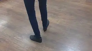 Beth and Julie's intermediate tap class - shirley temple step, slow