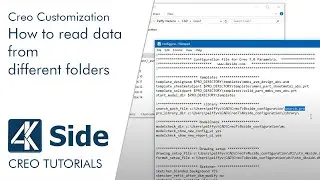 Creo Customization: How to read data from different folders