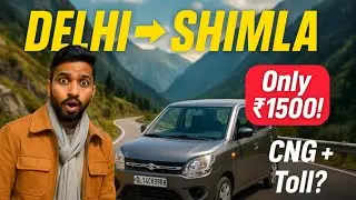 MARUTI SUZUKI WAGON R CNG REVIEW | DELHI TO SHIMLA BY CAR | DELHI TO SHIMLA BY ROAD | WAGON R |