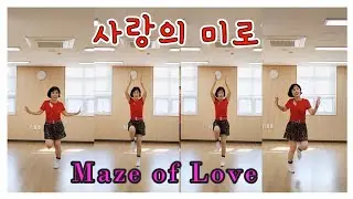 사랑의 미로/Maze of Love/Line Dance (&Count)운동되는 흥겨운 트롯 라인댄스 