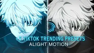 +5 Tiktok Trending presets #10 [ XML + QR + CC ] #anime  #alightmotionpresets #jjk #bluelock #naruto