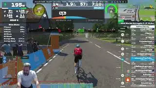 Zwift - 2019 UCI Worlds Harrogate Circuit - Route recon Zone 2