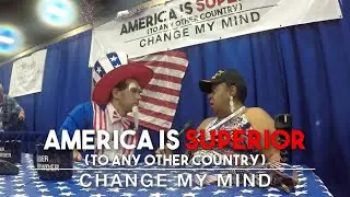 Crowder Debates Black Female Vet on American Superiority! | Louder With Crowder