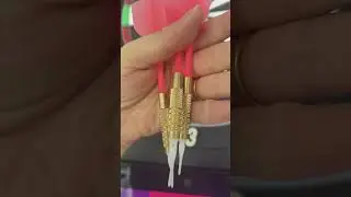 Plastic dart tip. Safe enough. #dartmachine #sportgamemachine #fec