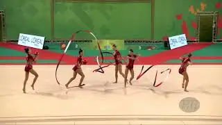 Poland (POL) - 2022 Rhythmic Worlds, Sofia (BUL) - Qualifications 3 Ribbons + 2 Balls