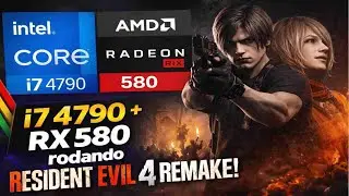 Resident Evil 4 Remake roda em PC antigo? (i7 4790 + RX 580) 🔥