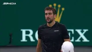 Humbert overcomes Cilic in three sets at the Paris Masters
