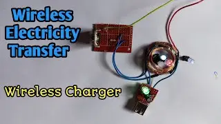 How To Make Wireless Charger | Wireless Electricity Transfer | Nikola Tesla Model #engineering #new