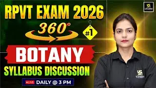 RPVT 2026 | Biology (Botany) Syllabus Discussion | Utkarsh Agriculture Classes | Ronak Ma'am