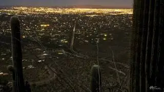 Tucson Night Lights - Time Lapse