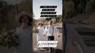 Reasons to elope!