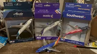 Unboxing My Southwest Airlines, Alaska Airlines, & Avelo Airlines Single Plane Models By Daron!