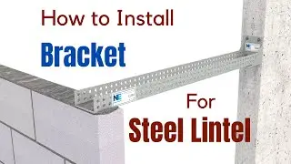 How to Install Bracket for Steel Lintel #SteelLintel #GiLintel #construction #Innovation #Lintel