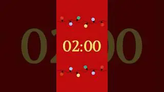 2 Minute Lo-Fi Timer | Christmas Mood 🎅