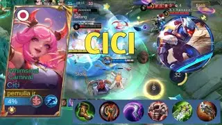 CARA MAIN CICI | DI EXP LANE LAWAN SABER | BLUID TERSAKIT 2025 !!! #mlbb 