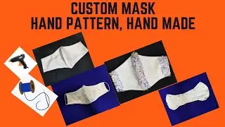 #sewingfacemask #clothfacemask #bridefacemask -CUSTOM Mask - NO MACHINE/ Simple Pattern Bridal Mask.