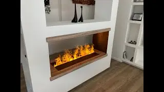 Camino elettrico con fiamme Led colorate maisonFire | Brace 50 - 100 Multicolor